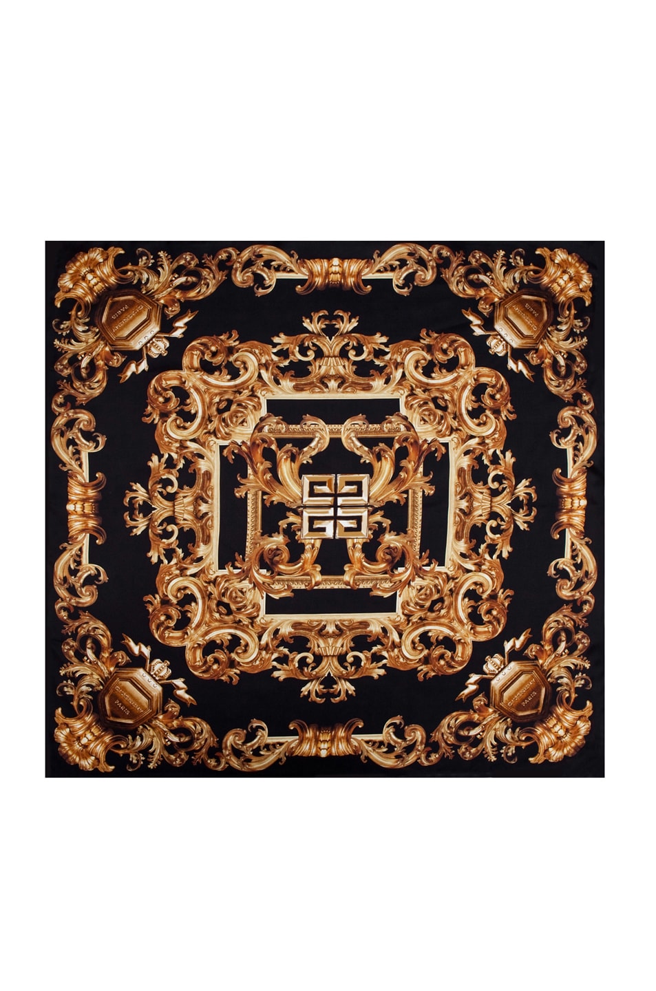 Image 1 of Givenchy Arabesque Scarf in Black