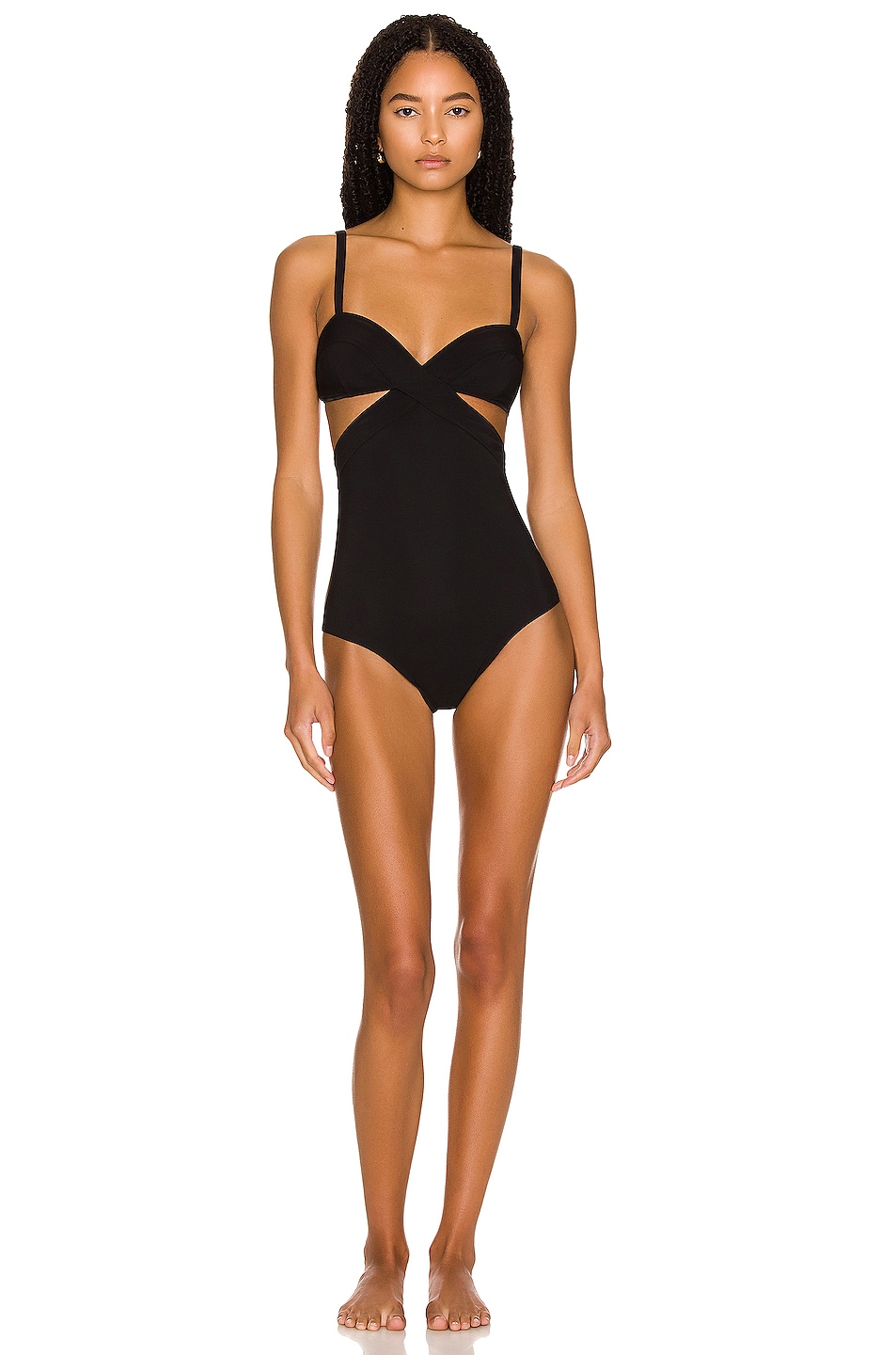 Image 1 of Givenchy One Piece Swimsuit in Black