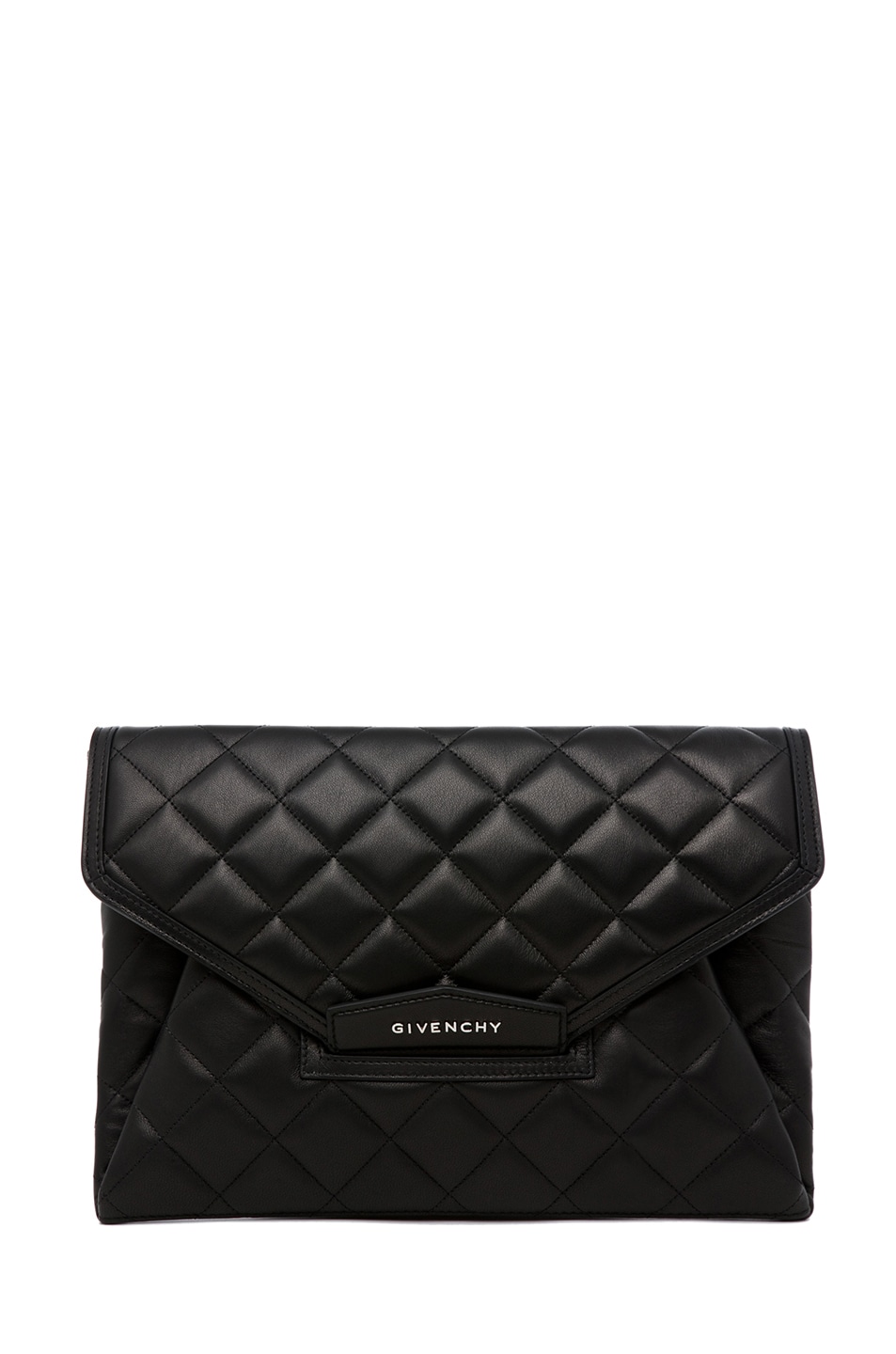 Image 1 of Givenchy Padded Antigonia Clutch in Black