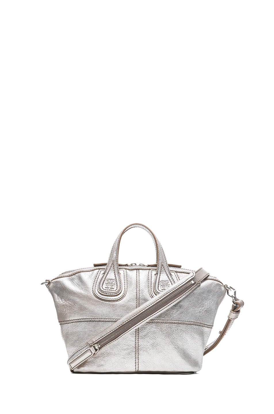 Image 1 of Givenchy Micro Metallic Nightingale in Silver