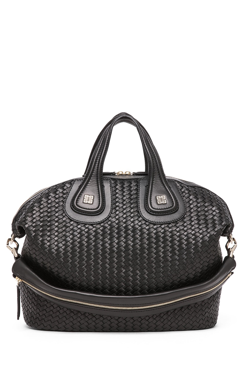 Image 1 of Givenchy Medium Woven Nightingale in Black