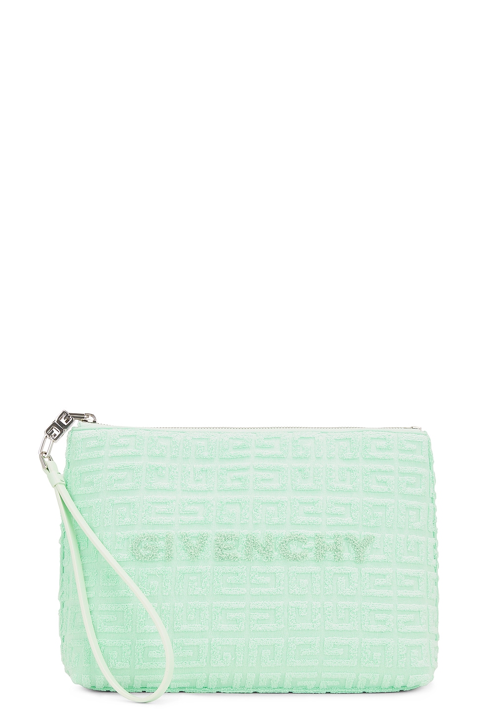 Shop Givenchy Travel Pouch In Aqua Green