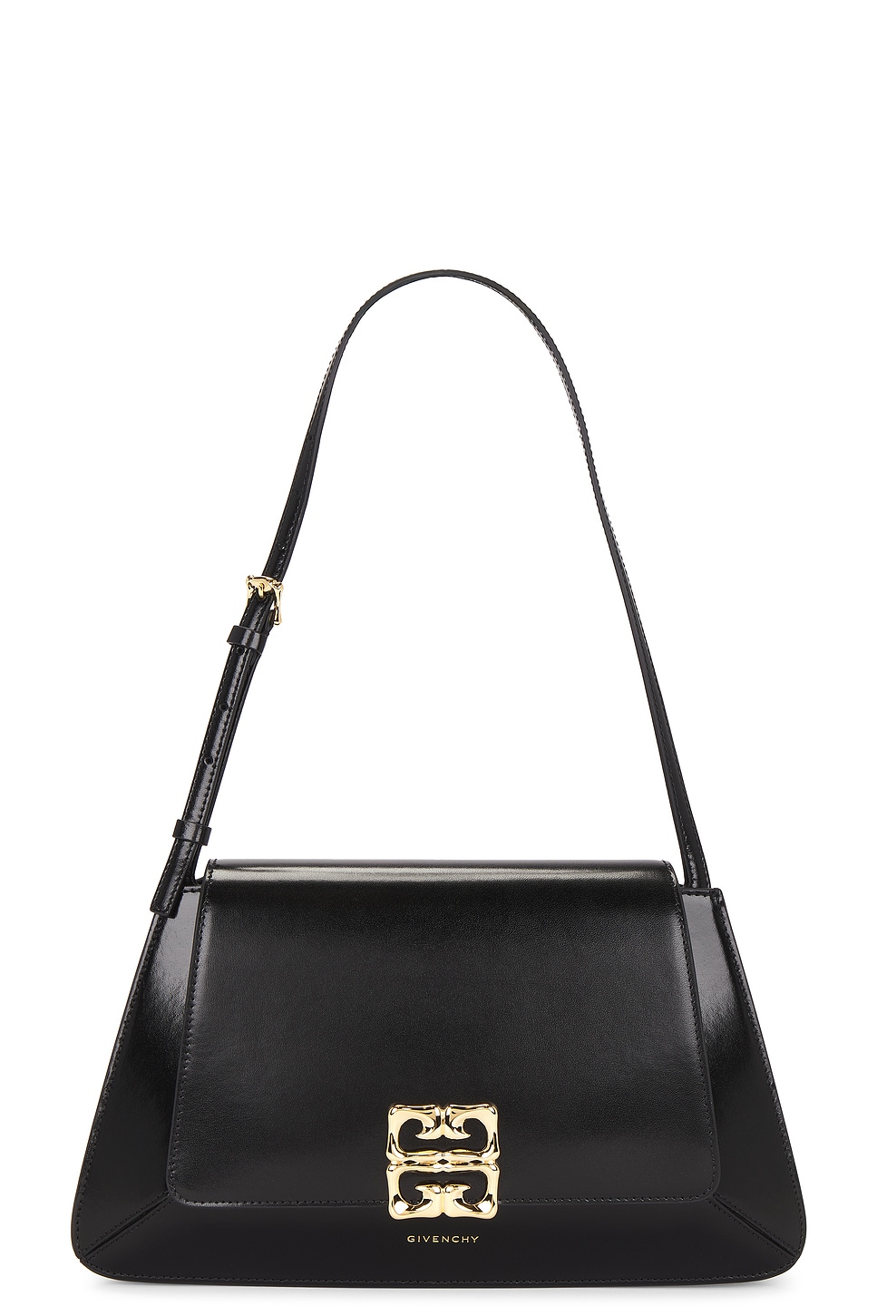 4G Liquid Shoulder Bag in Black