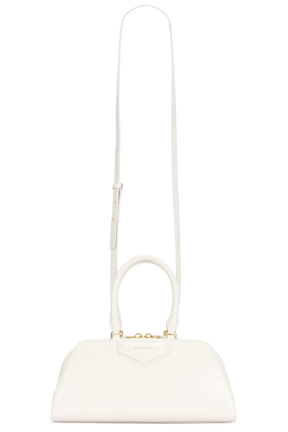 Small Antigona East West Bag in Ivory