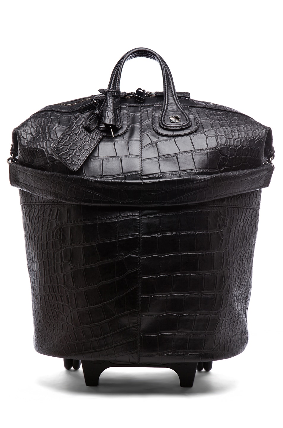 Image 1 of Givenchy Crocodile Stamped Nightingale Trolley in Black