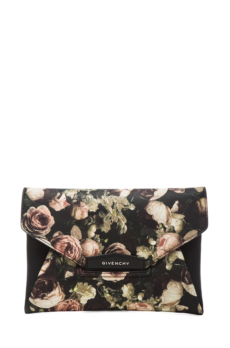 Image 1 of Givenchy Medium Antigona Envelope Clutch in Floral