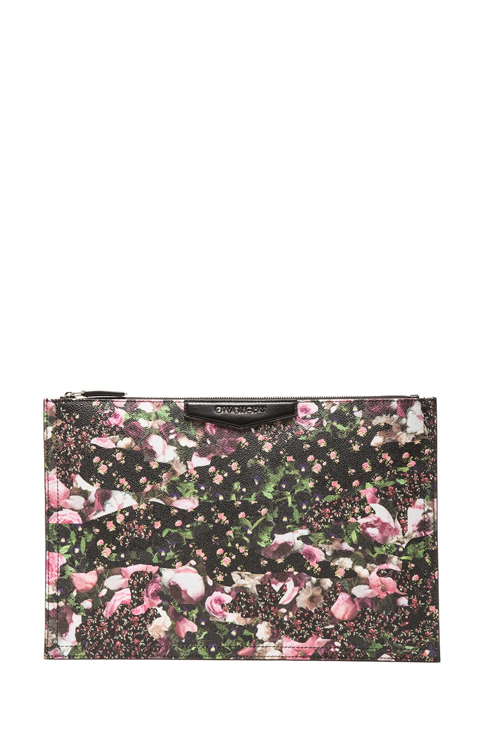 Image 1 of Givenchy Printed Canvas Antigona Pouch in Floral