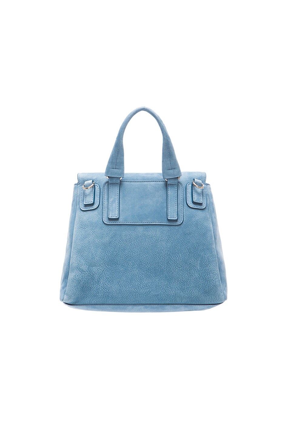 Givenchy Small Nubuck Pandora Flap in Medium Blue | FWRD