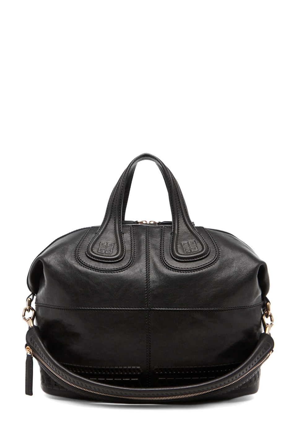 Image 1 of Givenchy Nightingale Embossed Detail Medium in Black