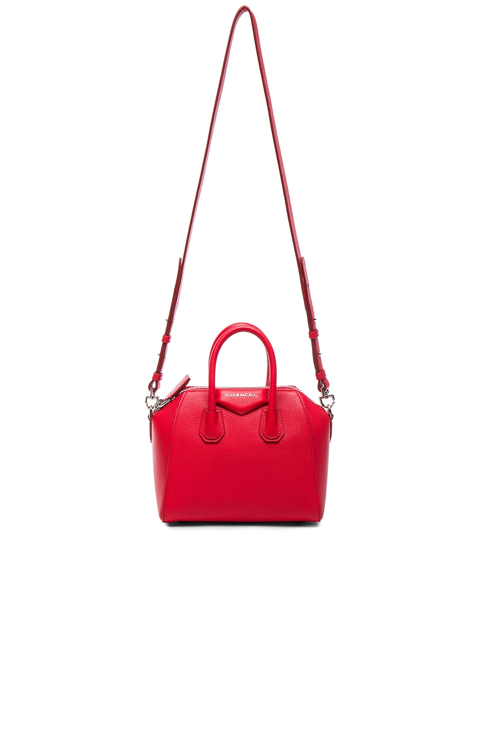 Image 1 of Givenchy Mini Antigona in Medium Red