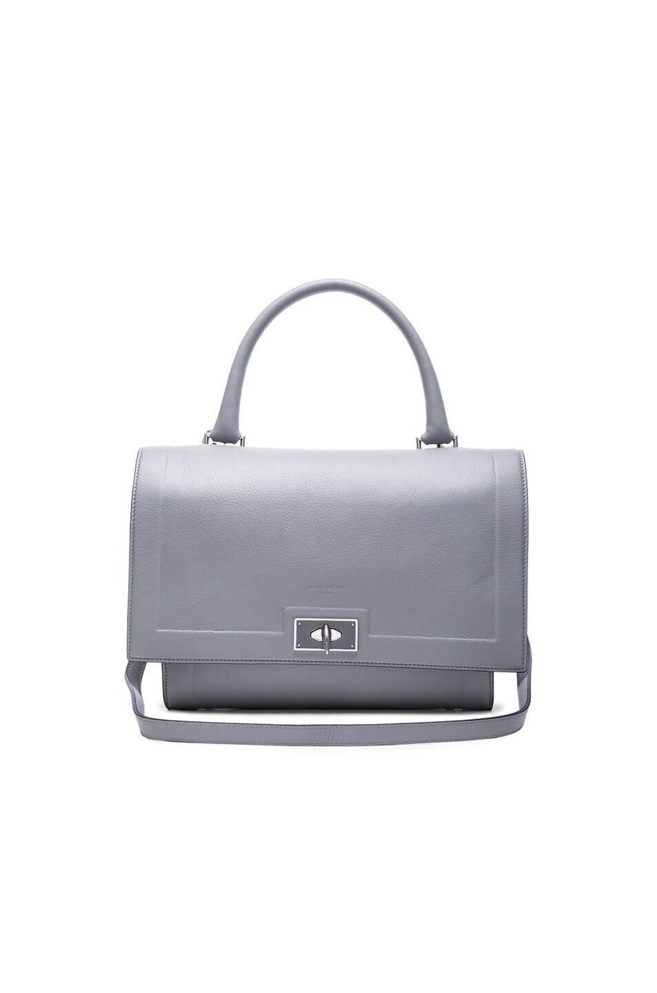 Image 1 of Givenchy Small Shark Lock in Pearl Grey