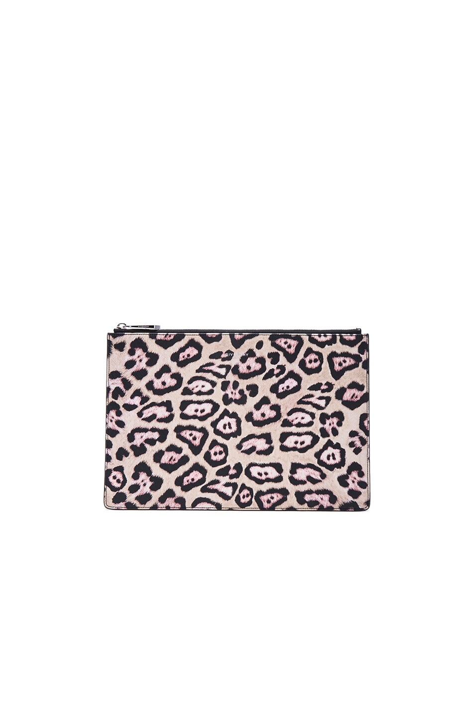 Image 1 of Givenchy Medium Jaguar Coated Canvas Pouch in Multi