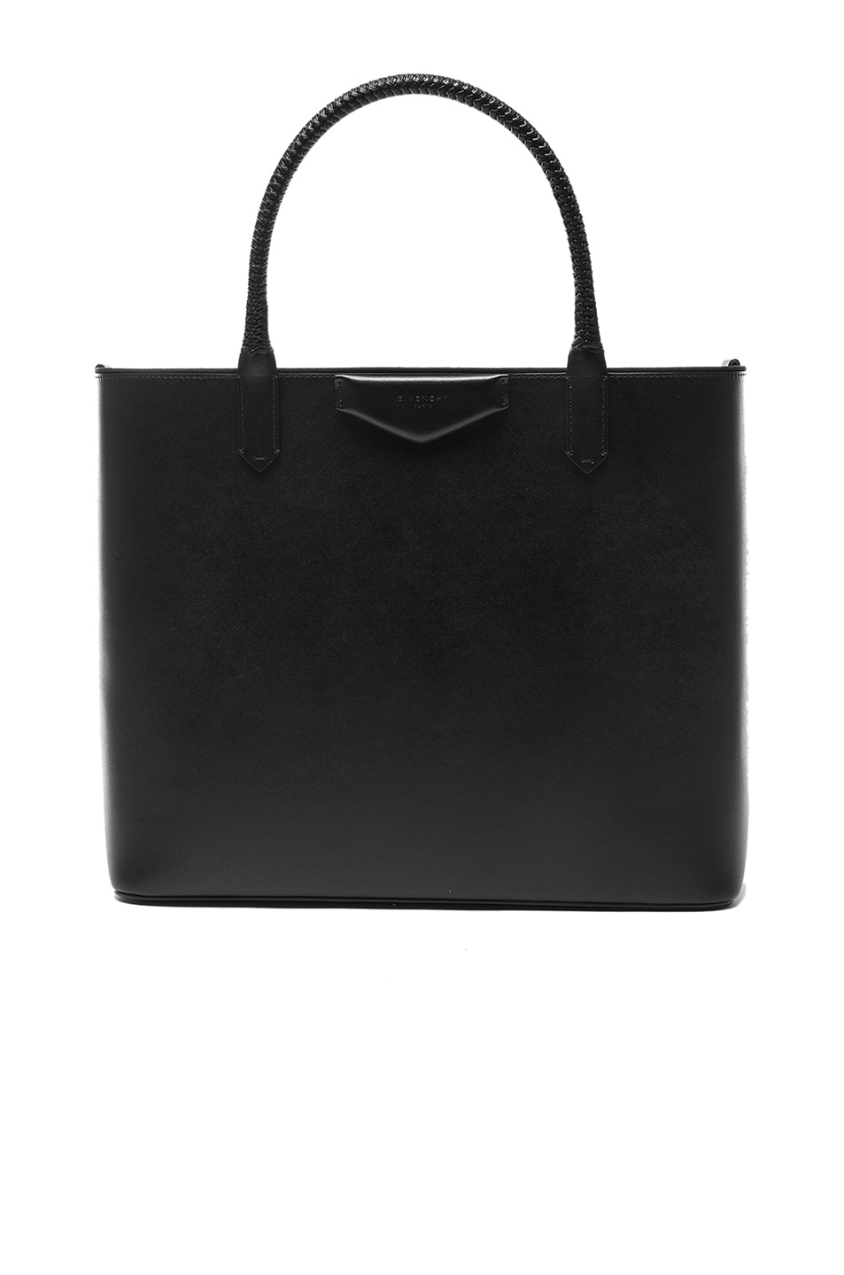 Image 1 of Givenchy Large Smooth Leather Antigona Shopping Bag in Black