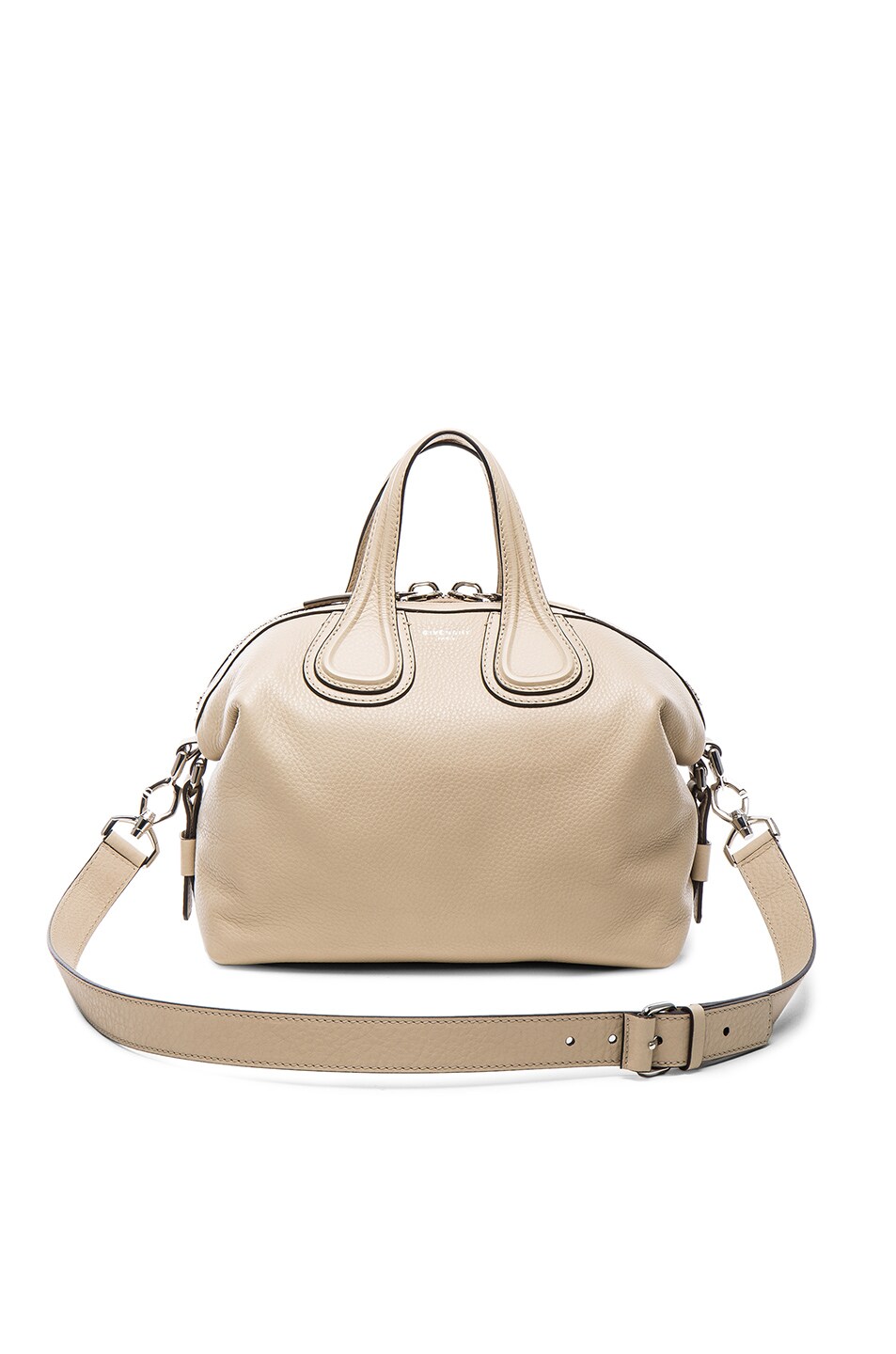 Image 1 of Givenchy Small Waxy Leather Nightingale in Beige Buff