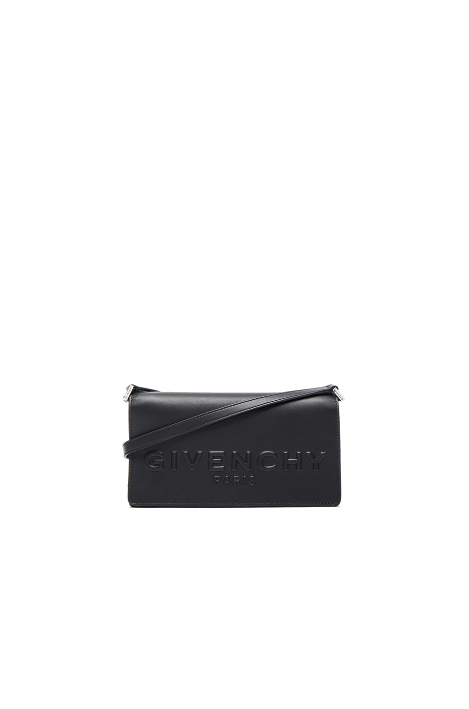 Image 1 of Givenchy Classic Iconic Logo Strap Wallet in Black
