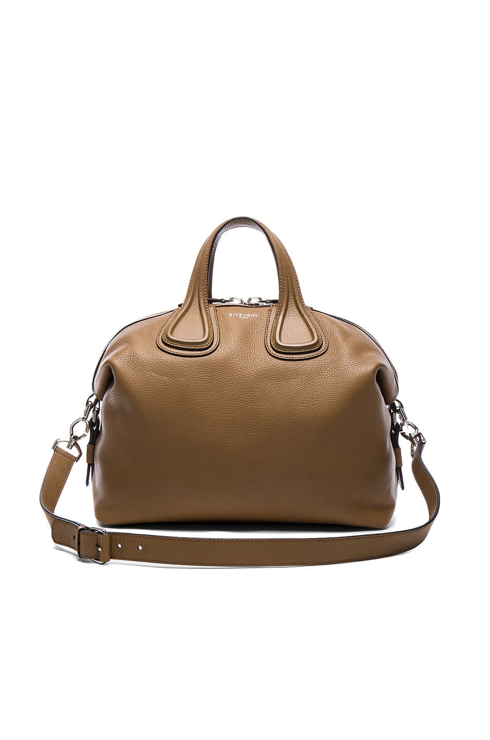 Image 1 of Givenchy Medium Waxy Leather Nightingale in Cappuccino
