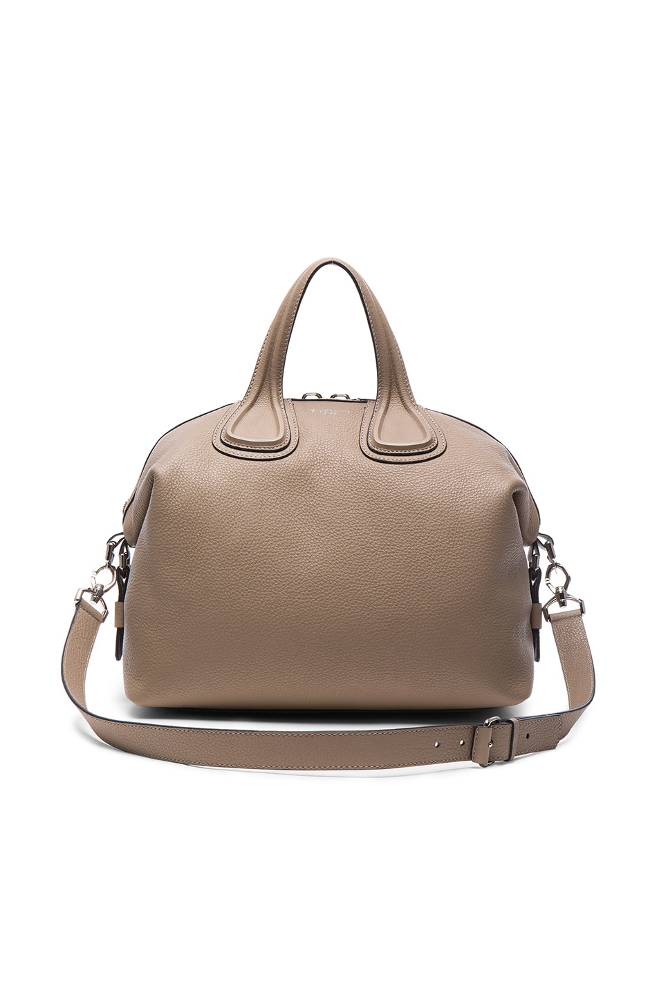 Image 1 of Givenchy Medium Waxy Leather Nightingale in Mastic