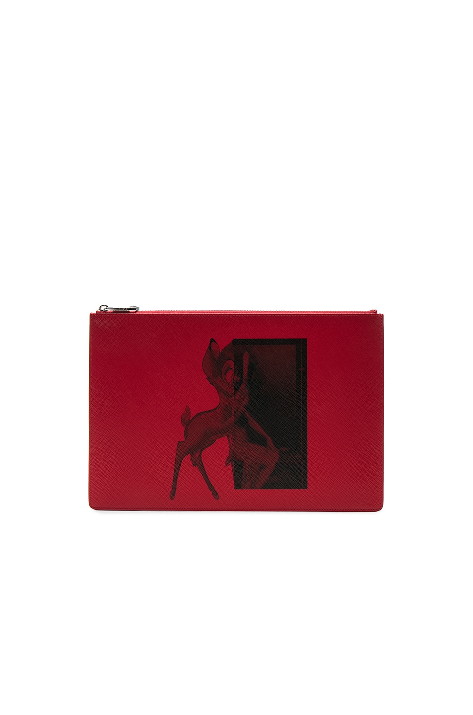 Image 1 of Givenchy Large Bambi Pouch in Red