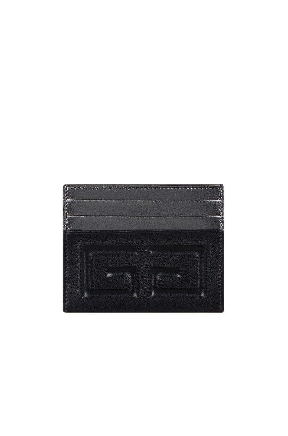 Image 1 of Givenchy Emblem Card Case in Black