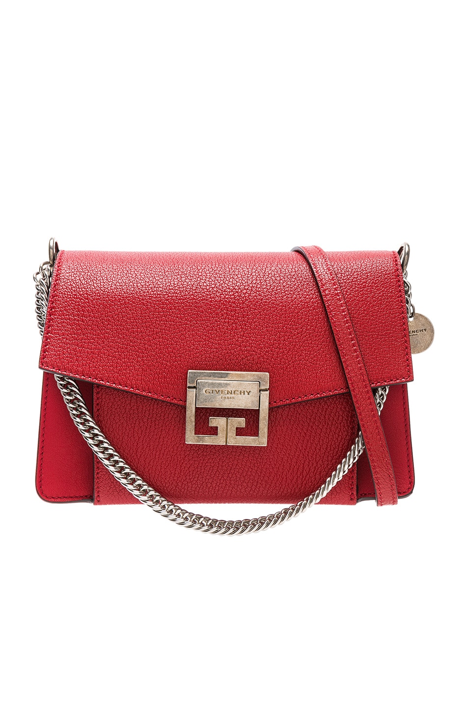 Image 1 of Givenchy Small Leather GV3 in Bright Red