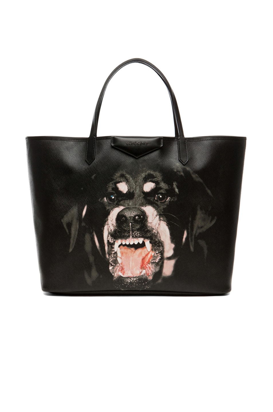 Image 1 of Givenchy Rottweiler Antigona Shopper in Black