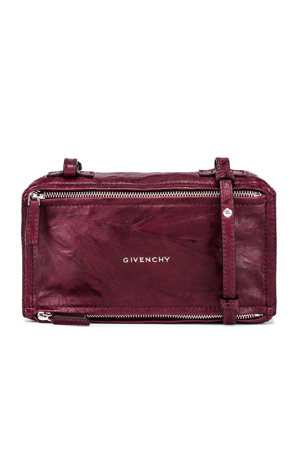 Image 1 of Givenchy Old Pepe Mini Pandora Bag in Aubergine