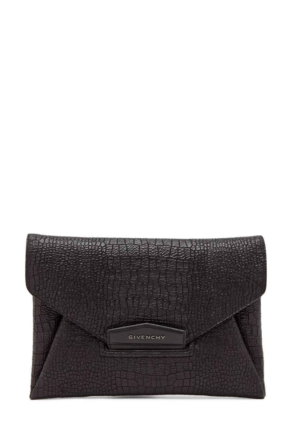 Image 1 of Givenchy Envelope Clutch in Black