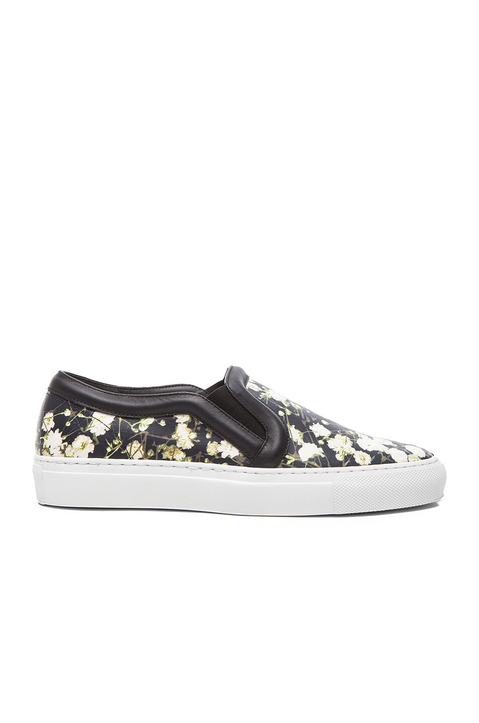 Image 1 of Givenchy Baby's Breath Print Leather Skate Sneakers in Multi