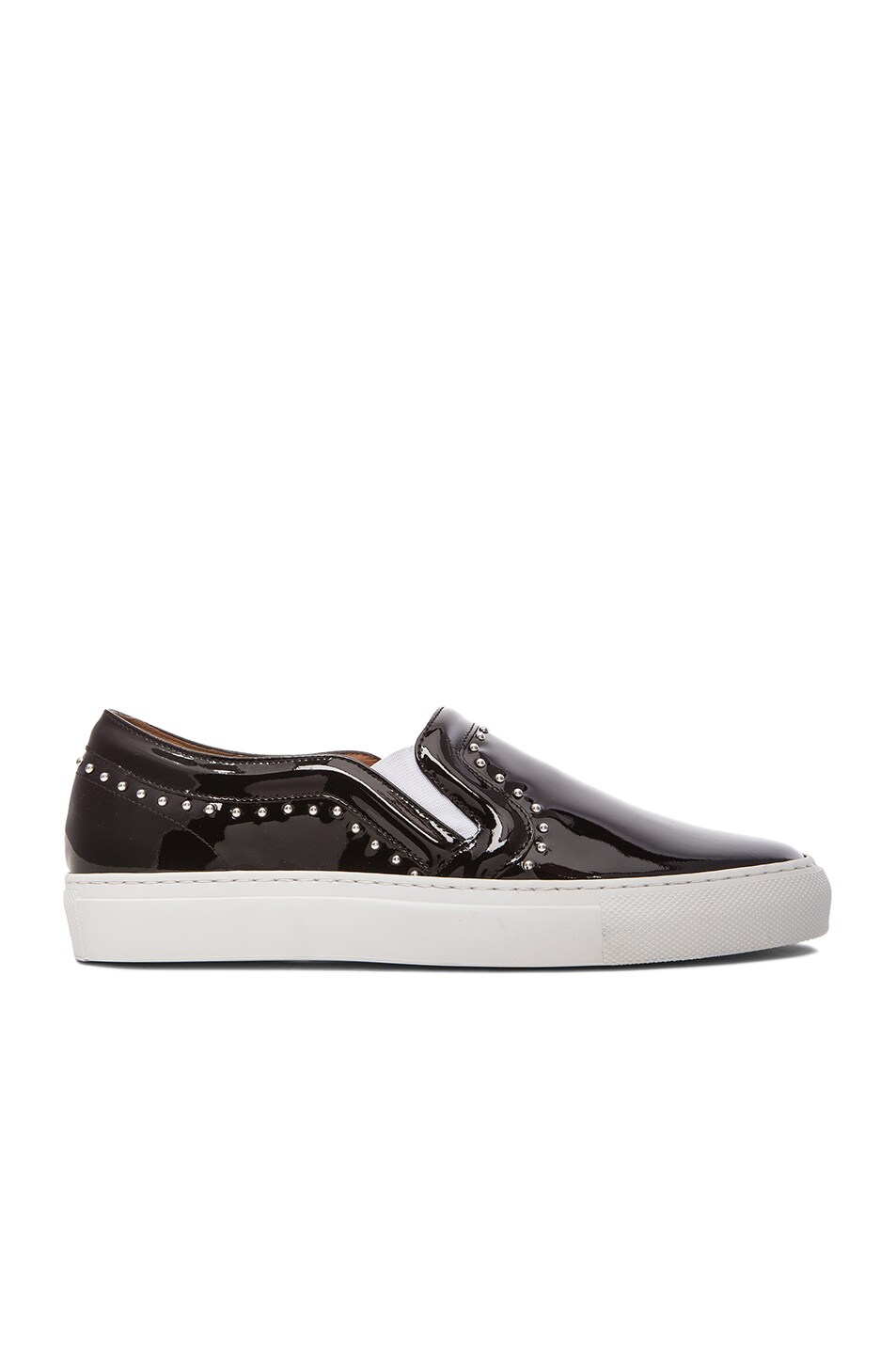 Image 1 of Givenchy Skate Studs Patent Leather Sneakers in Black