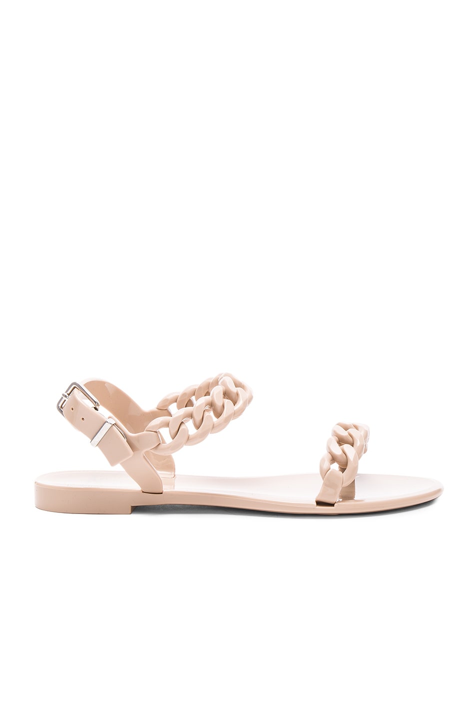 Image 1 of Givenchy Chain Link Jelly Sandals in Beige
