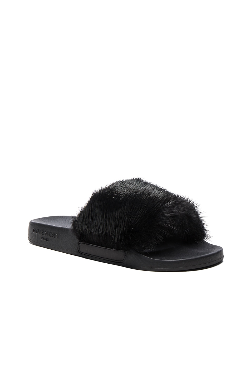 givenchy fur slippers