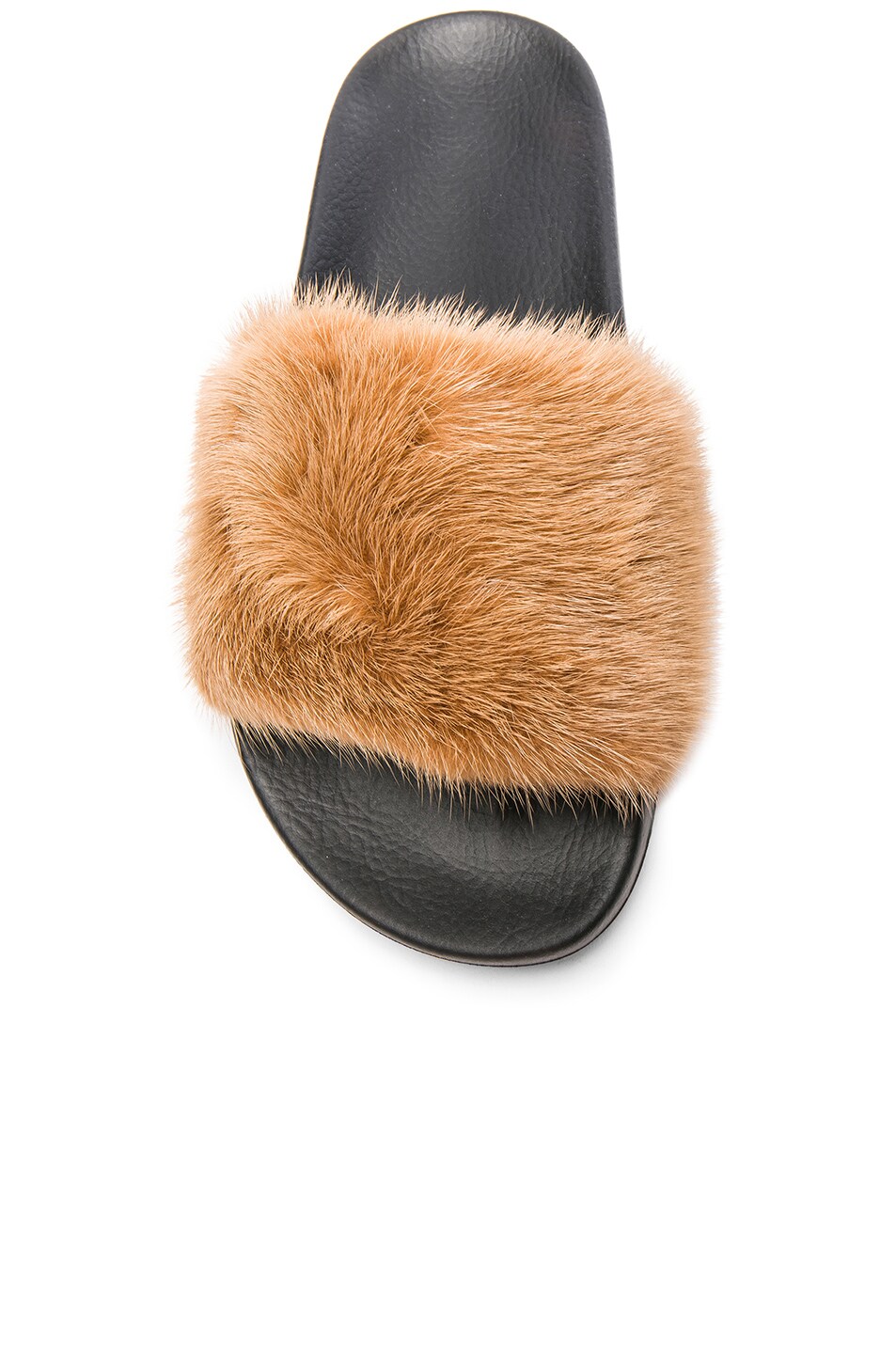 Givenchy Women'S Mink Fur & Rubber Slides In Brown | ModeSens
