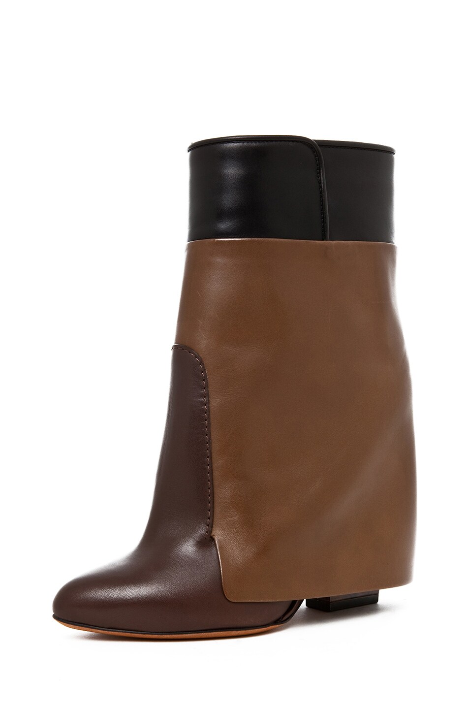 Image 1 of Givenchy Podium Bootie in Dark Brown