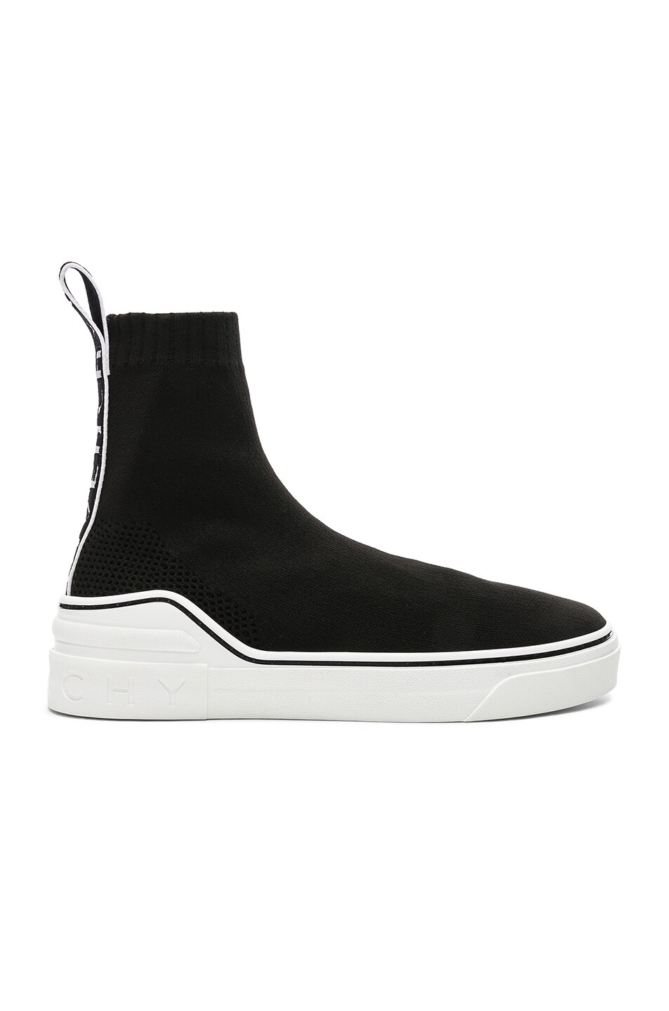 Image 1 of Givenchy George V Mid Sock Sneakers in Black