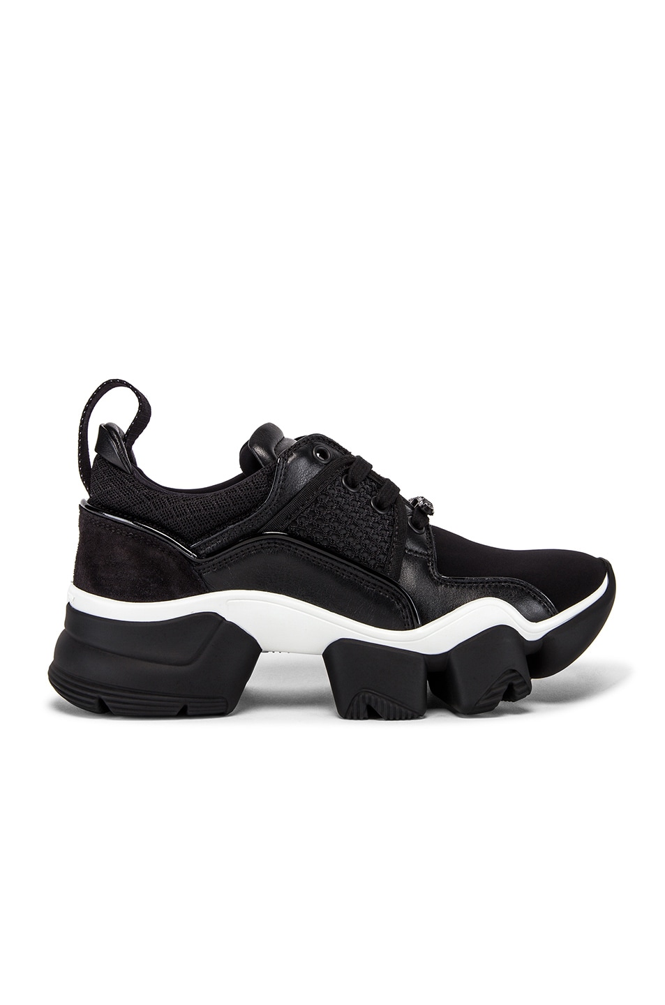 Image 1 of Givenchy Jaw Low Sneakers in Black & White