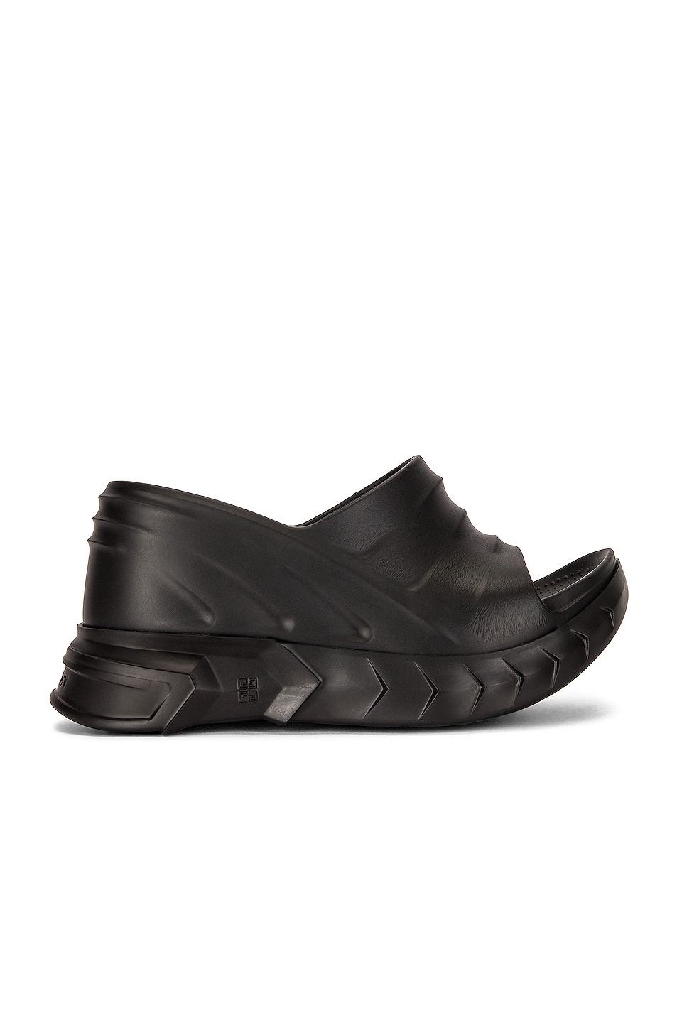 Image 1 of Givenchy Marshmallow Slider Wedge Sandals in Black