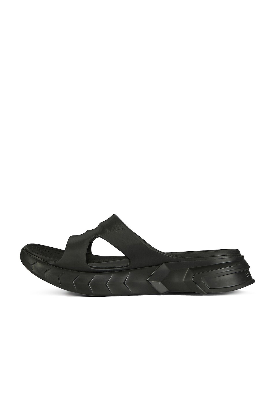Givenchy Marshmallow Slider Sandals in Black | FWRD