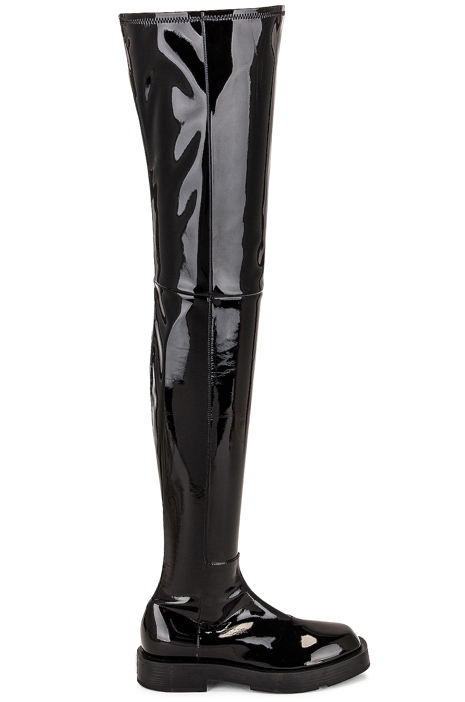 Image 1 of Givenchy Squared Over The Knee Boots in Black