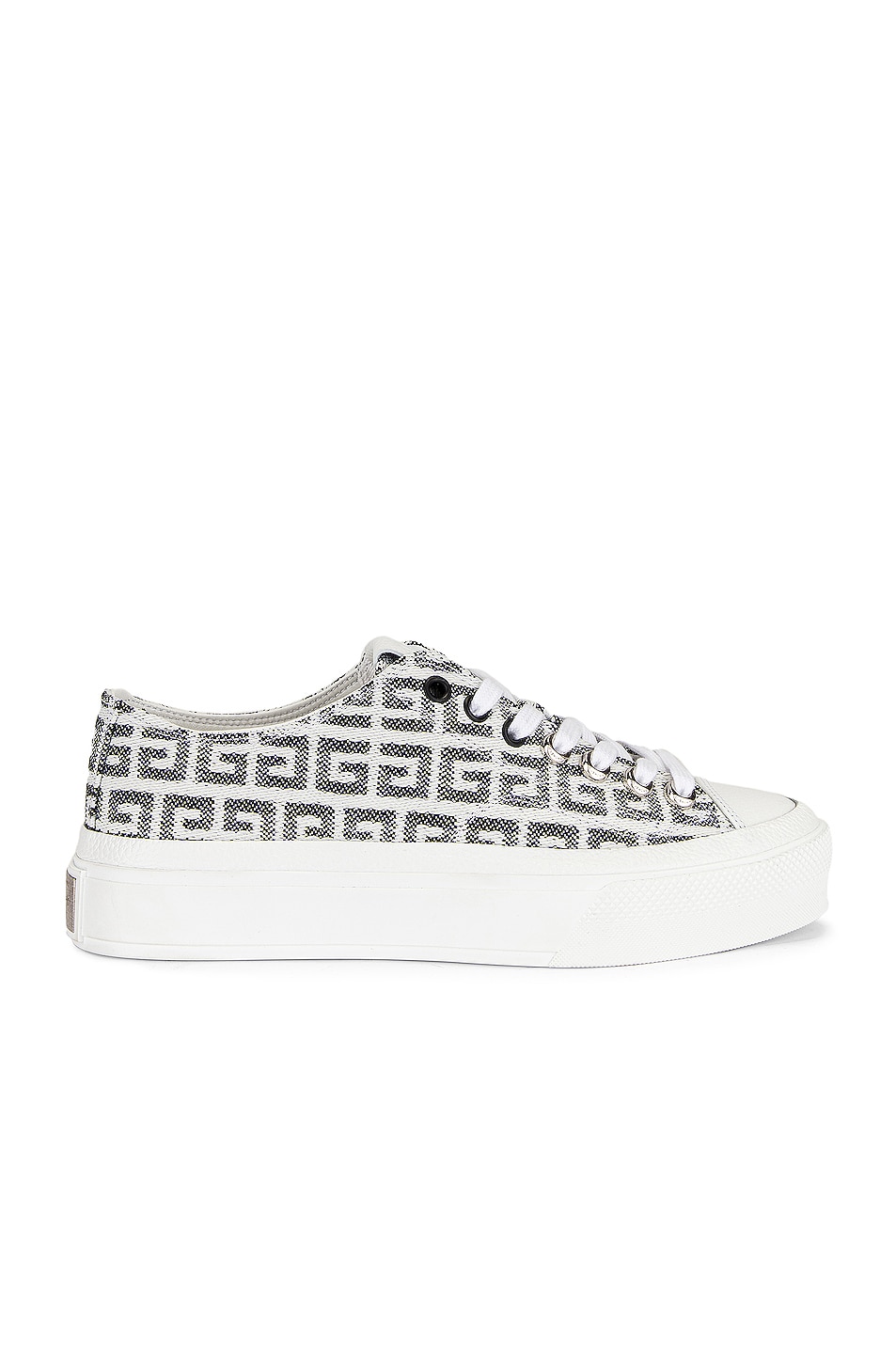 Image 1 of Givenchy City Low Sneakers in Black & White