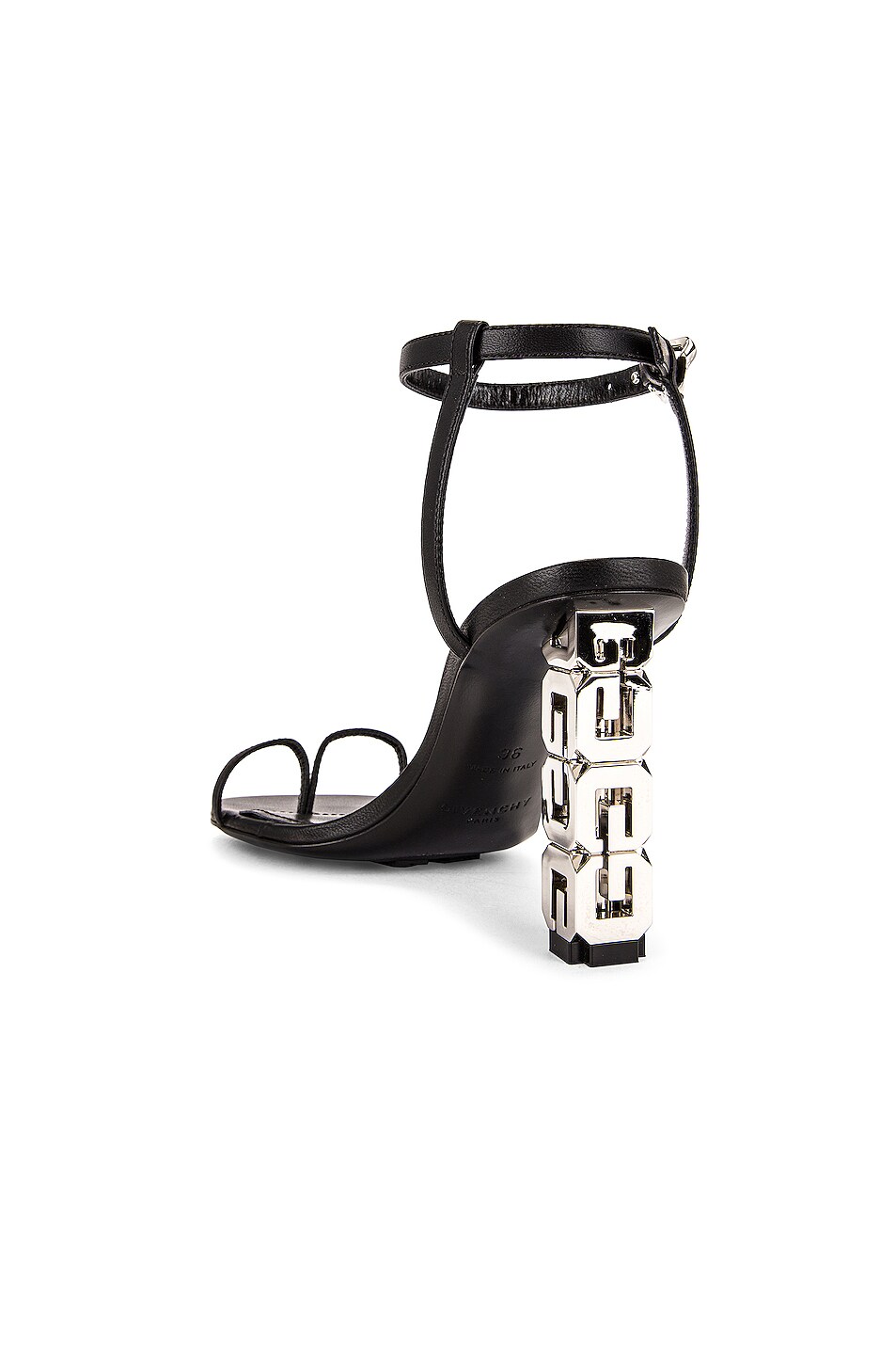 Givenchy G Cube Trip-Toe Sandals in Black | FWRD