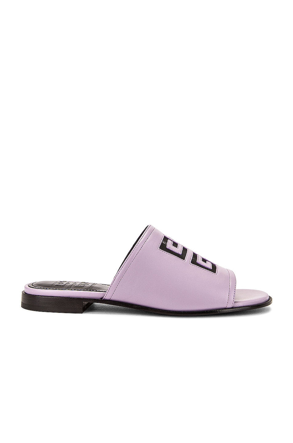 Image 1 of Givenchy 4G Cutout Flat Sandals in Lilac