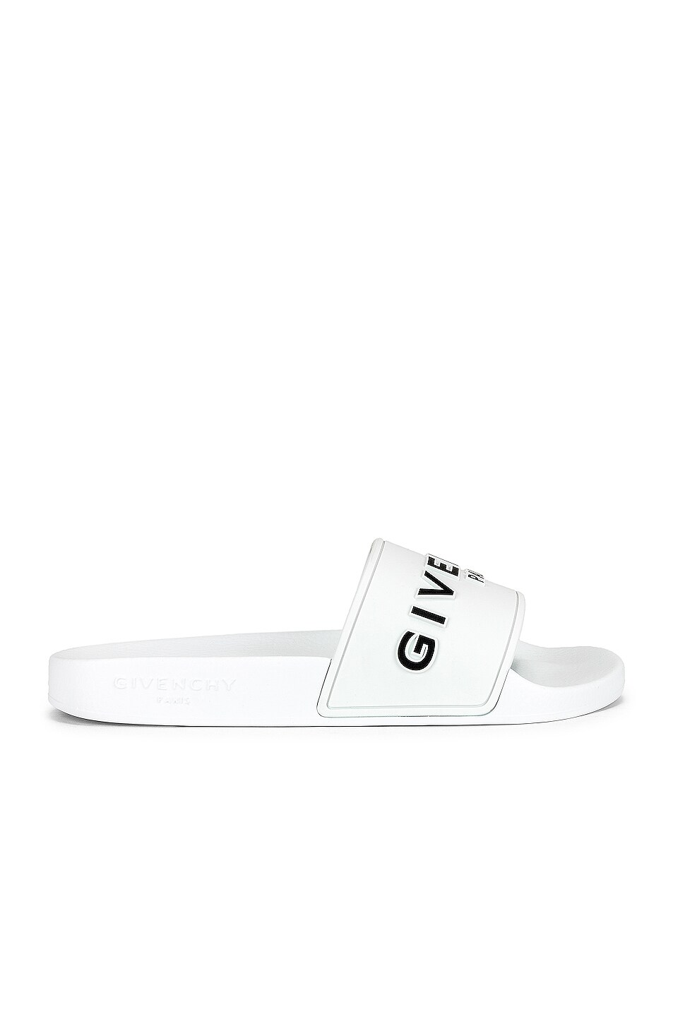 Image 1 of Givenchy 4G Flat Slides in White