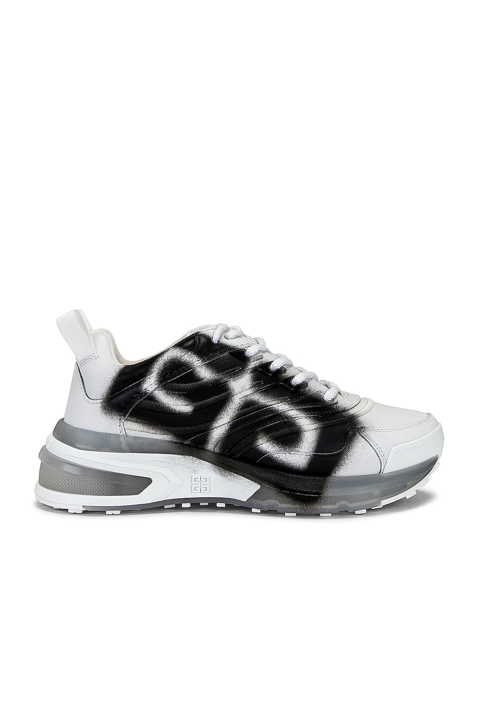 Image 1 of Givenchy GIV 1 Runner Sneakers in White & Black