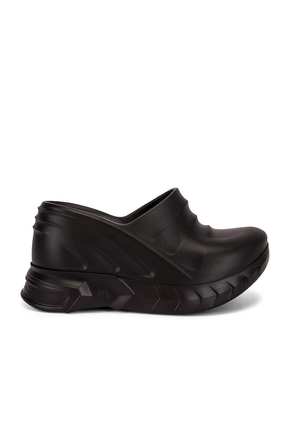 Image 1 of Givenchy Marshmallow Wedge Clogs in Black