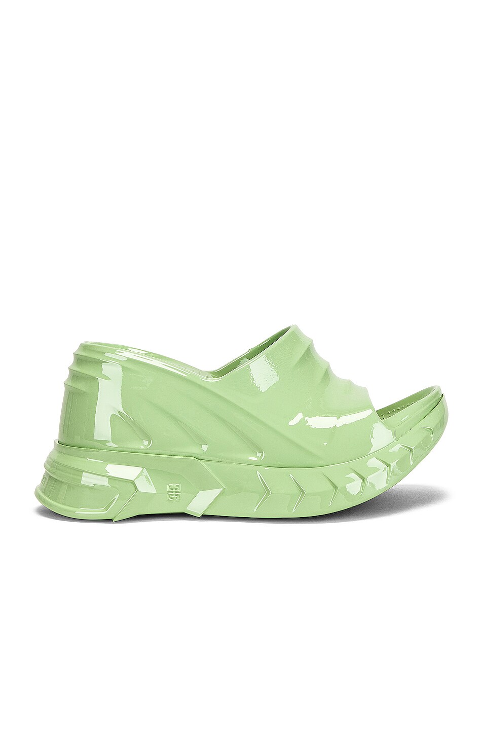 Image 1 of Givenchy Marshmallow Slider Wedges in Pistachio