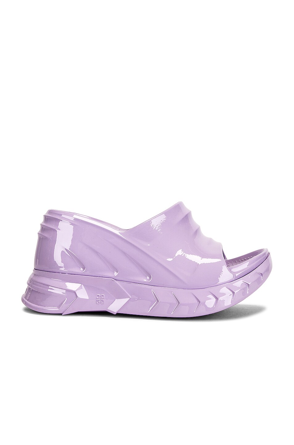 Image 1 of Givenchy Marshmallow Slider Wedges in Lilac