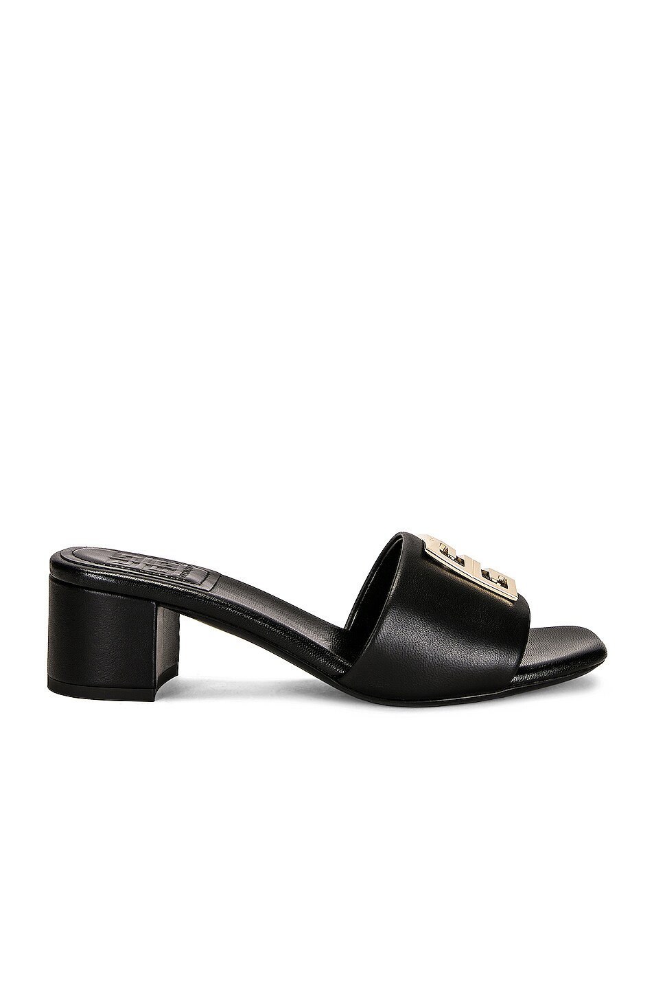 Image 1 of Givenchy 4G Heel Mule Sandals in Black