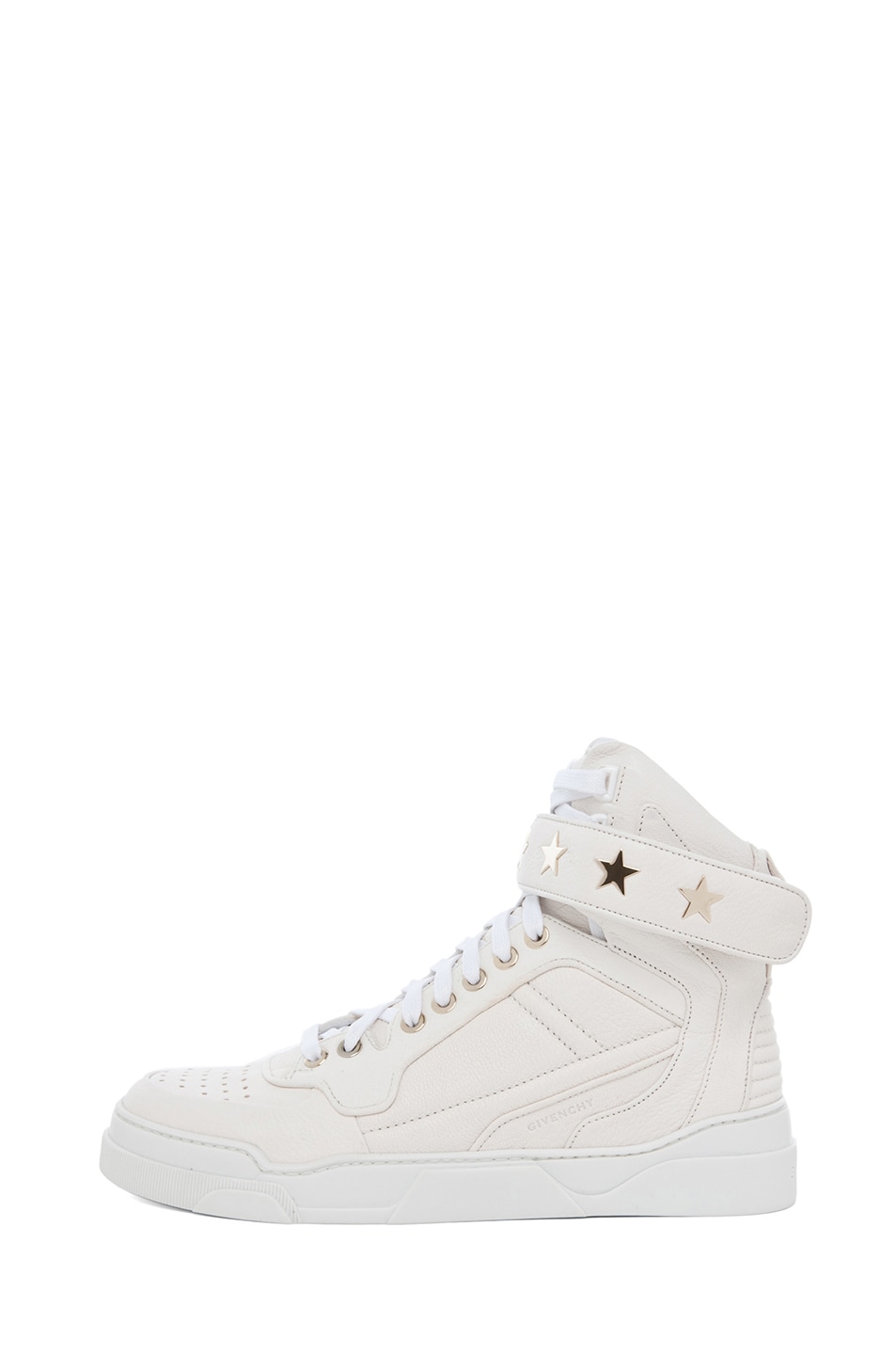 Image 1 of Givenchy Leather Sneakers in Optic White