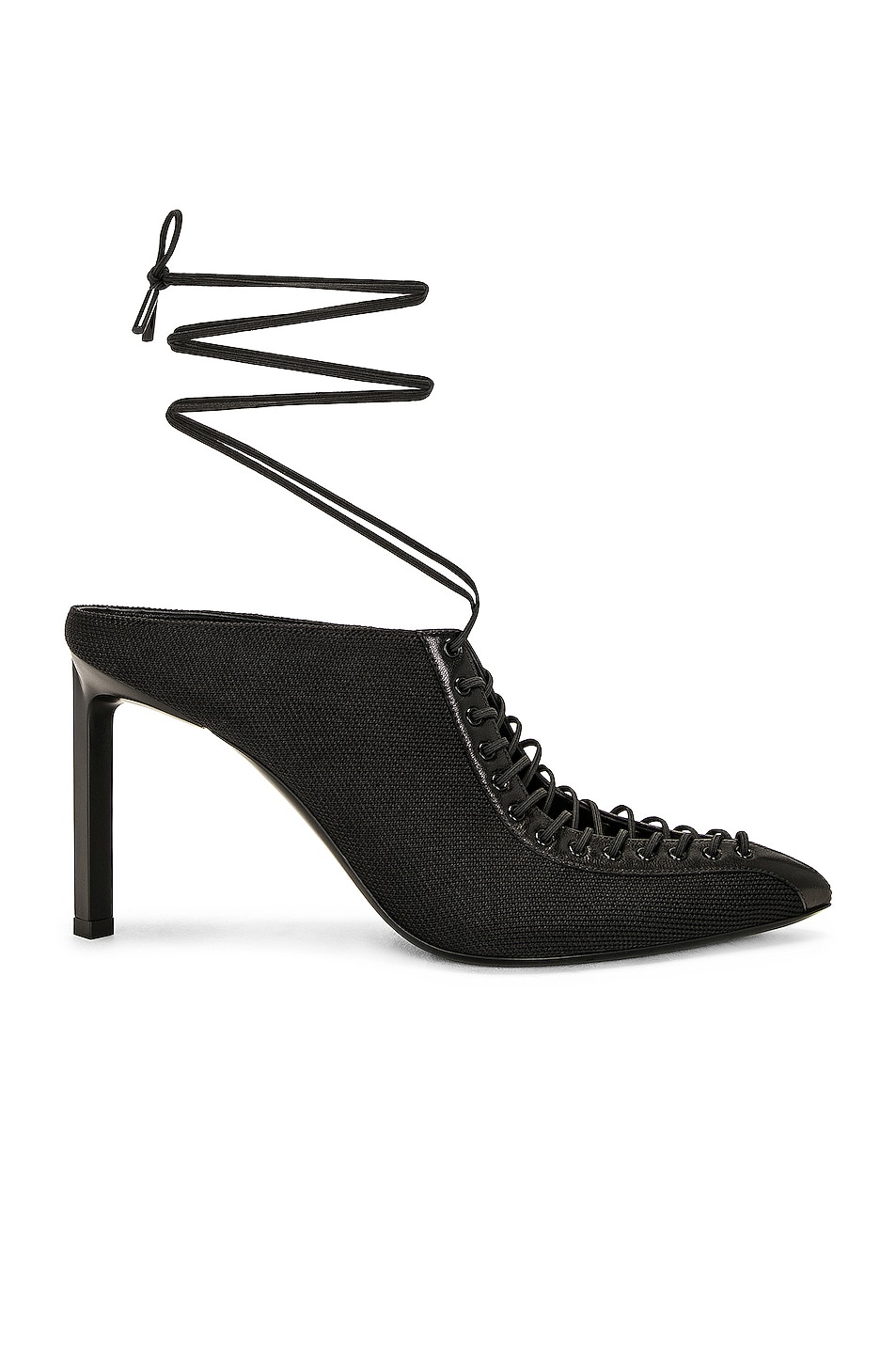 Image 1 of Givenchy Show Lace Up Mule in Black