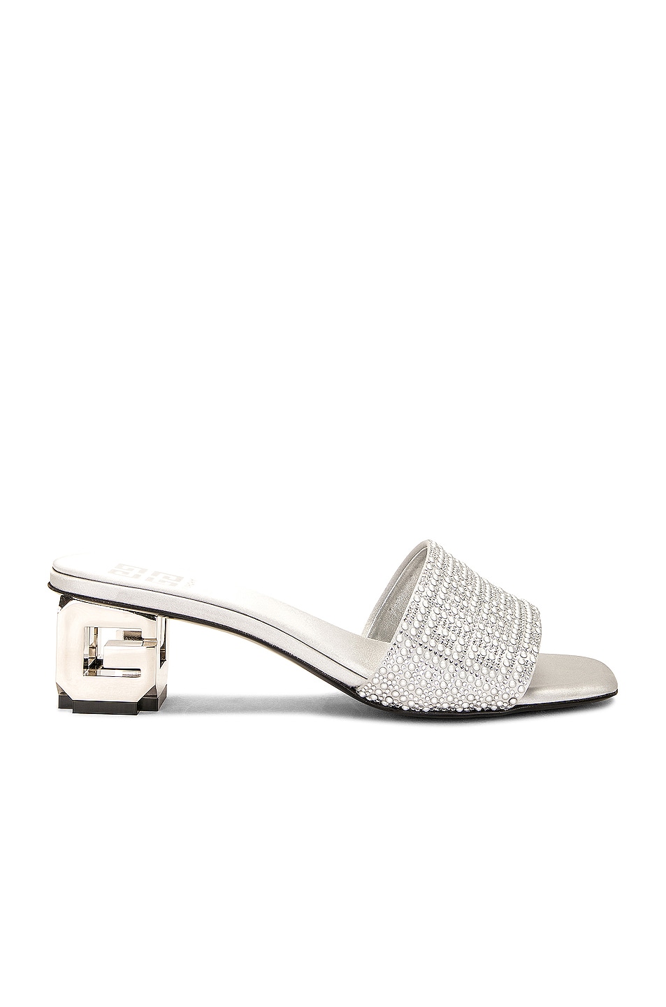 Givenchy G Cube Sandal in Silvery | FWRD